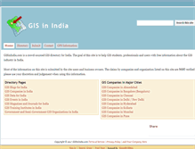 Tablet Screenshot of gisinindia.com